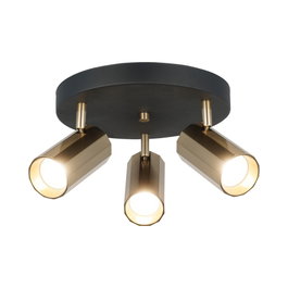 Opviq Oktano - 52-23 Lámpara de araña de metal negro y laca antigua